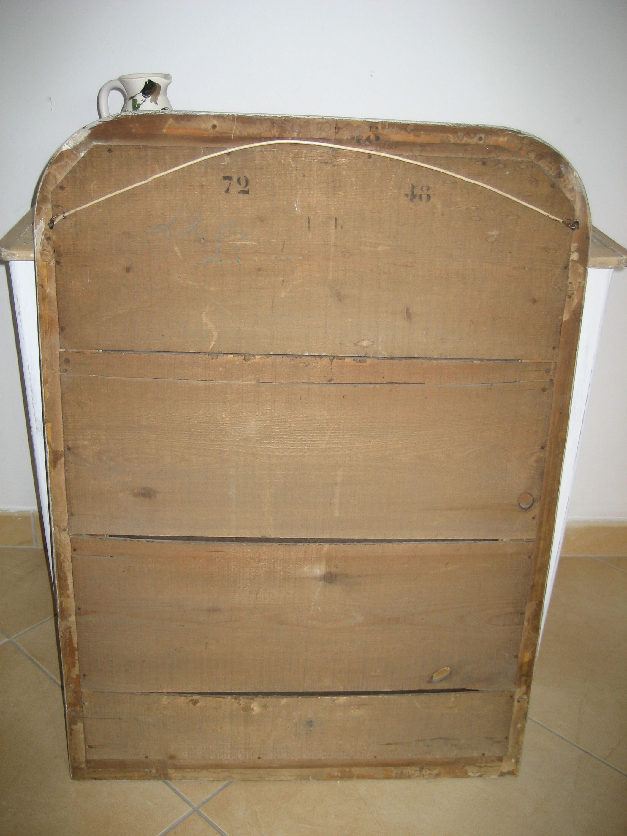 Miroir Louis Philippe XIXème patiné 62x86cm
