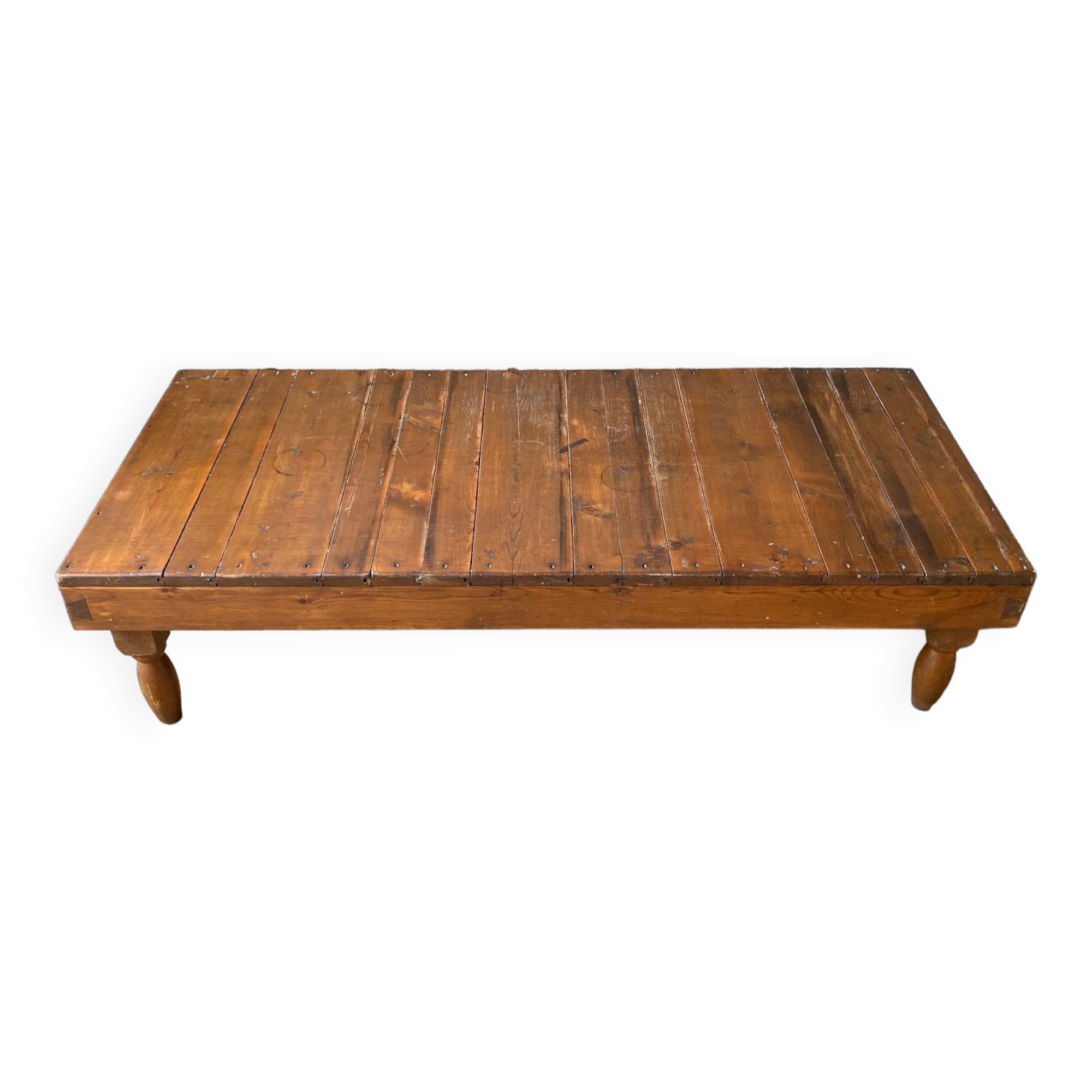 Solid wood coffee table 1950s