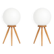 Mid-Century Tripod Table Lamp, ÚĽUV, 1960s, Czechoslovakia