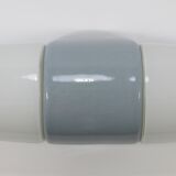 Double Bauhaus Wall Light Grey Wilhelm Wagenfeld by Linder Germany, 1950