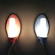 2 Wall lamps pink & blue 1950’s