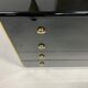 Black lacquered chest of drawers