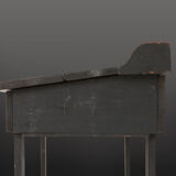 Swedish desk 19th century in black original paint