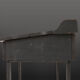19th century Swedish desk in original black paint