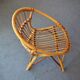 Armchair shell child rattan