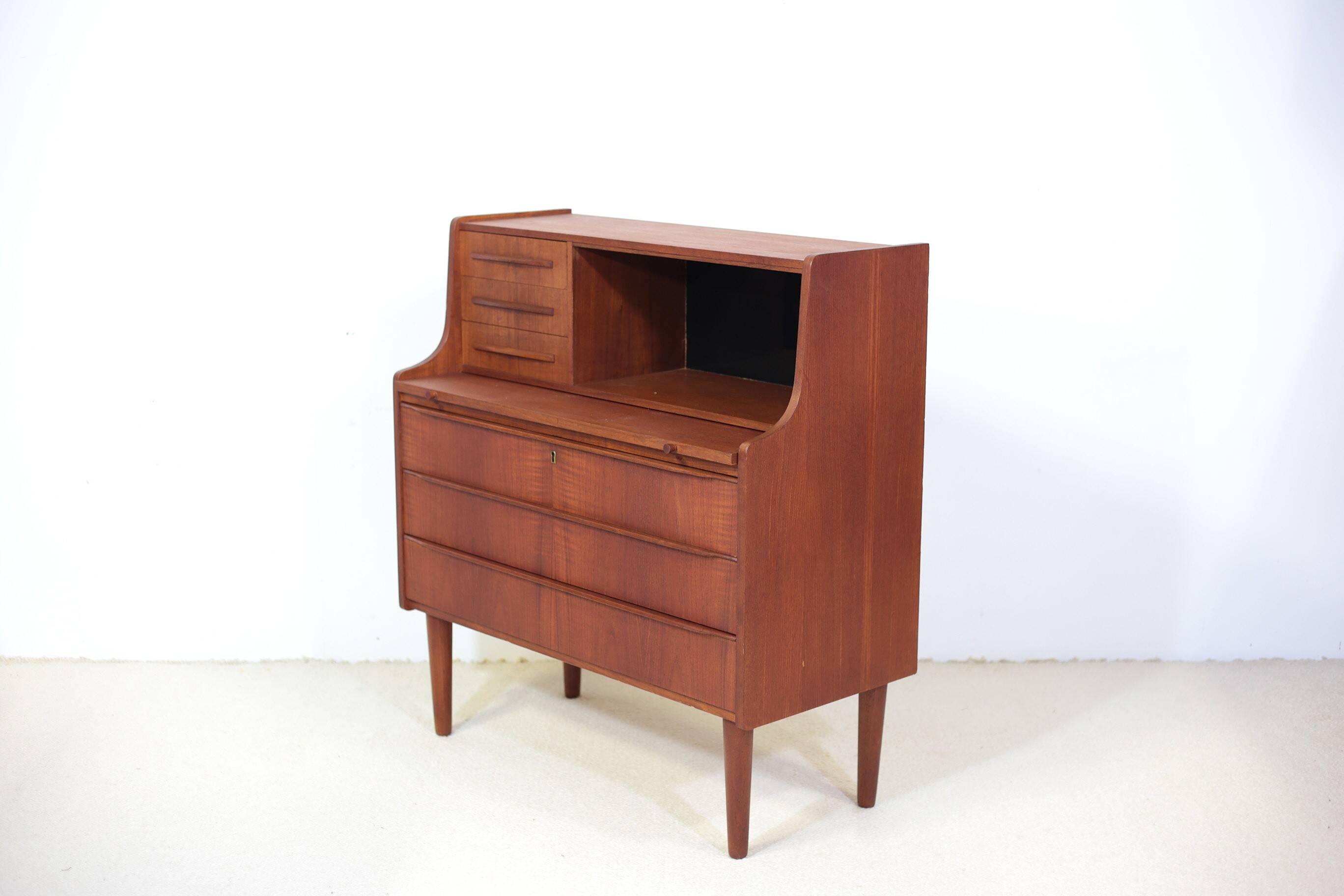 Danish teak secretary