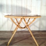 Table basse rotin