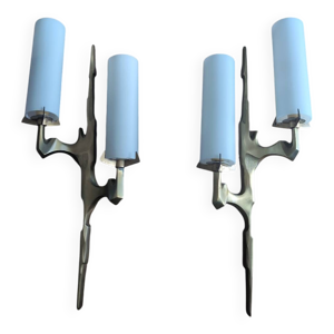 paire d'applique bronze