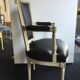 Restored black armchair