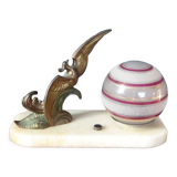 Marble Art Deco Lamp