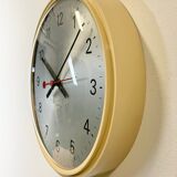 Vintage Beige Bakelite Wall Clock from Westclox , 1970s