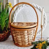 Panier en rotin
