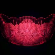 Vintage coupe in Depression Glass (Rosaline Glass)