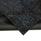 Handwoven anatolian contemporary 172 cm x 243 cm black patchwork carpet