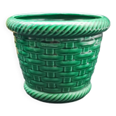 Poet laval vintage basketry pot cover