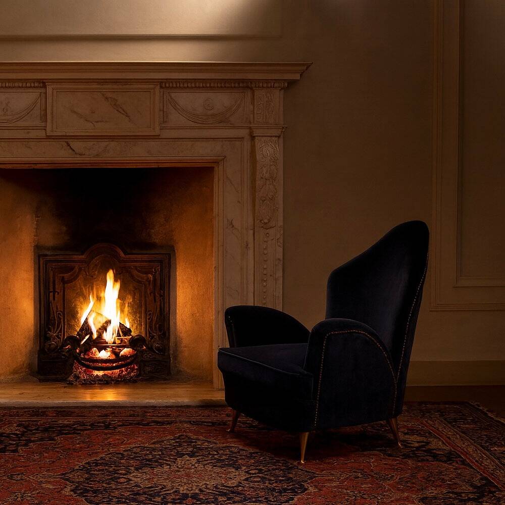 Armchair by Cesare Lacca for ISA Bergamo