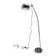 Lampadaire  métal chromé