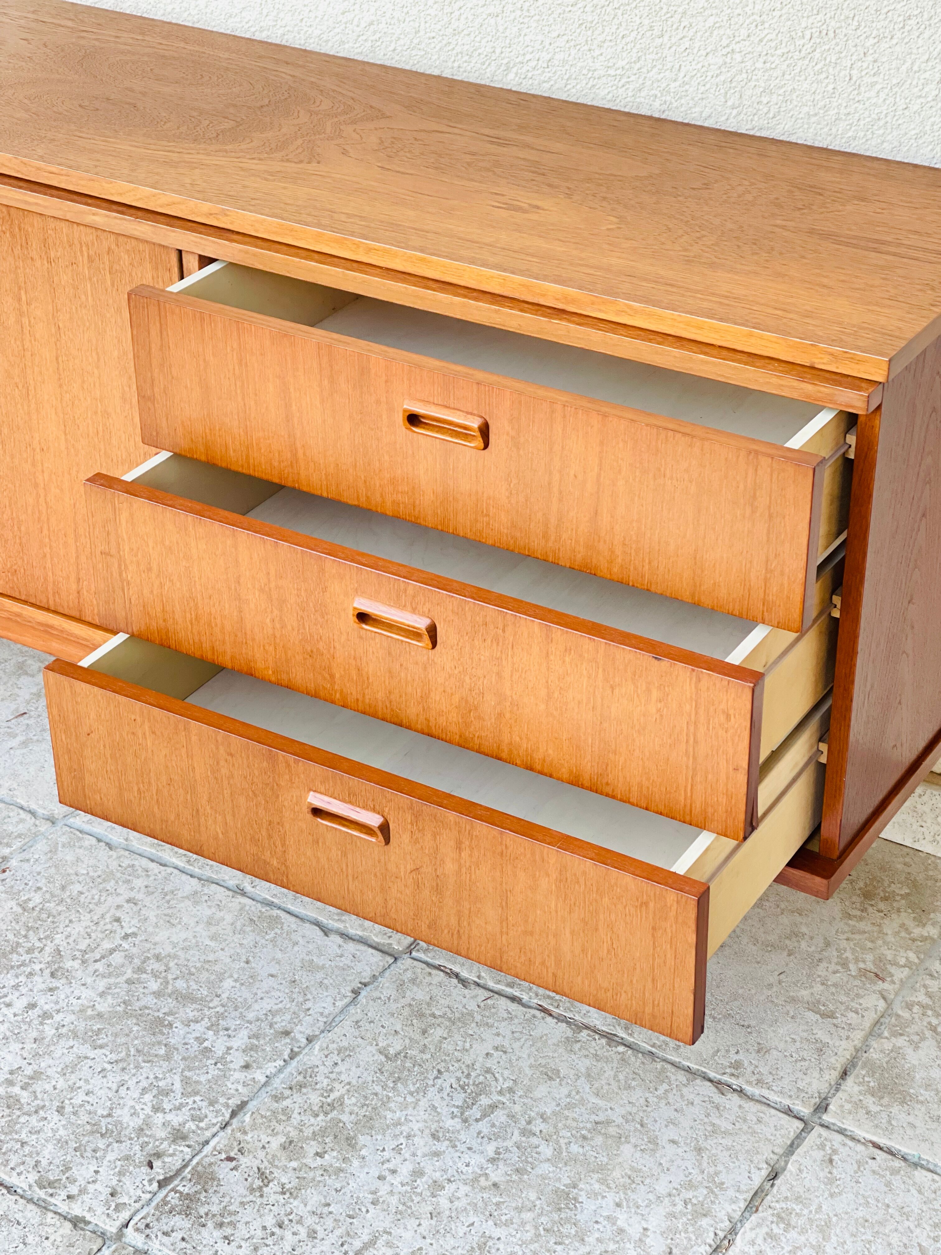 Scandinavian teak row