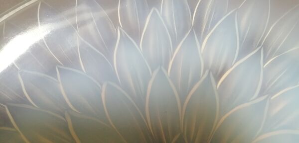 Coupe en verre opalescent  art déco etling france 145 vers 1930