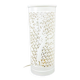 Openwork lamp in white Chinese porcelain – 31 cm