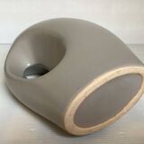 Grey ceramic vase design