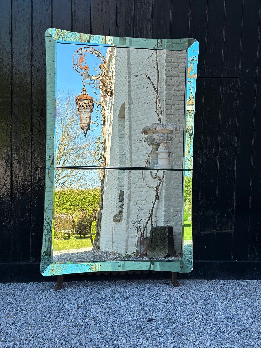 Miroir console Italie vers 1950 114x194cm