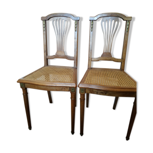 Paire de chaises art déco