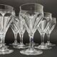 Baccarat, suite de 9 verres à porto modèle Duchesse de Dino