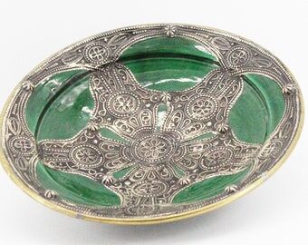 Moroccan ceramic dish