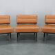 1970s Brevetti IPE Set Of Three RARE Convertible Lounge Chairs, Italy