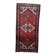 1920s Handmade Vintage Wool Medallion Rug, Red, 93 × 202 cm - 1C1292