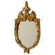Classic Gold-Leaf Gilded Baroque Acanthus Mirror 45cm