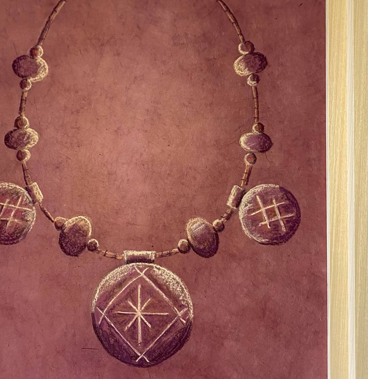 Contemporary painting "Berber Necklace 2", 2024