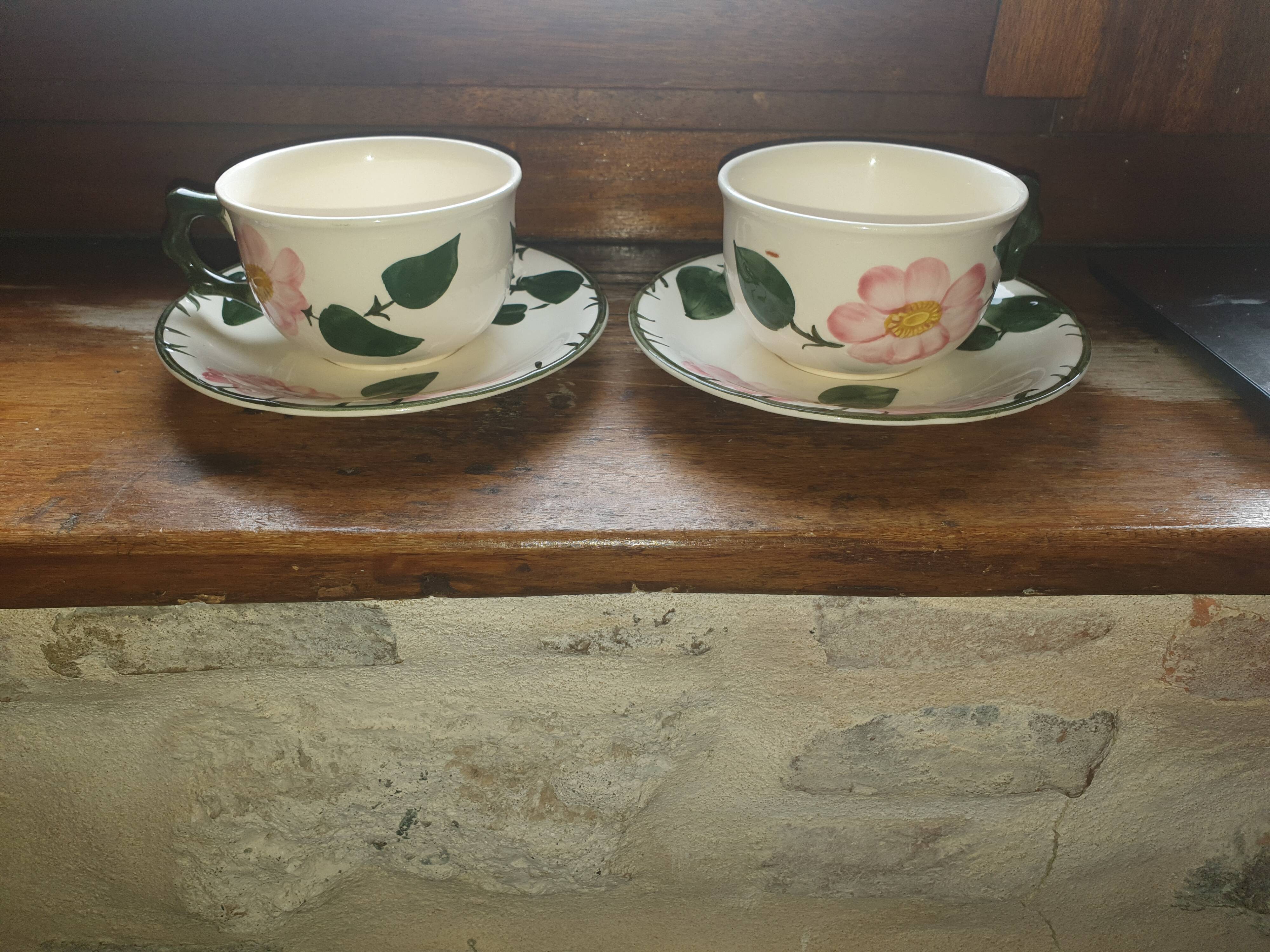 Villeroy & Boch cup duo "Wild rose"