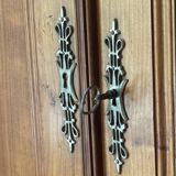 Large Louis Philippe oak wardrobe H: 2m25