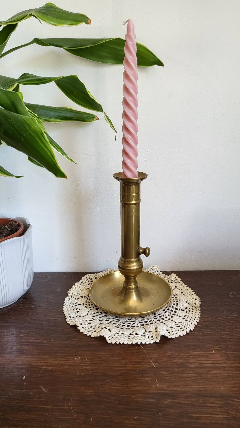 Brass candle holder