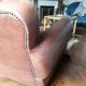 Art deco leather club Chair