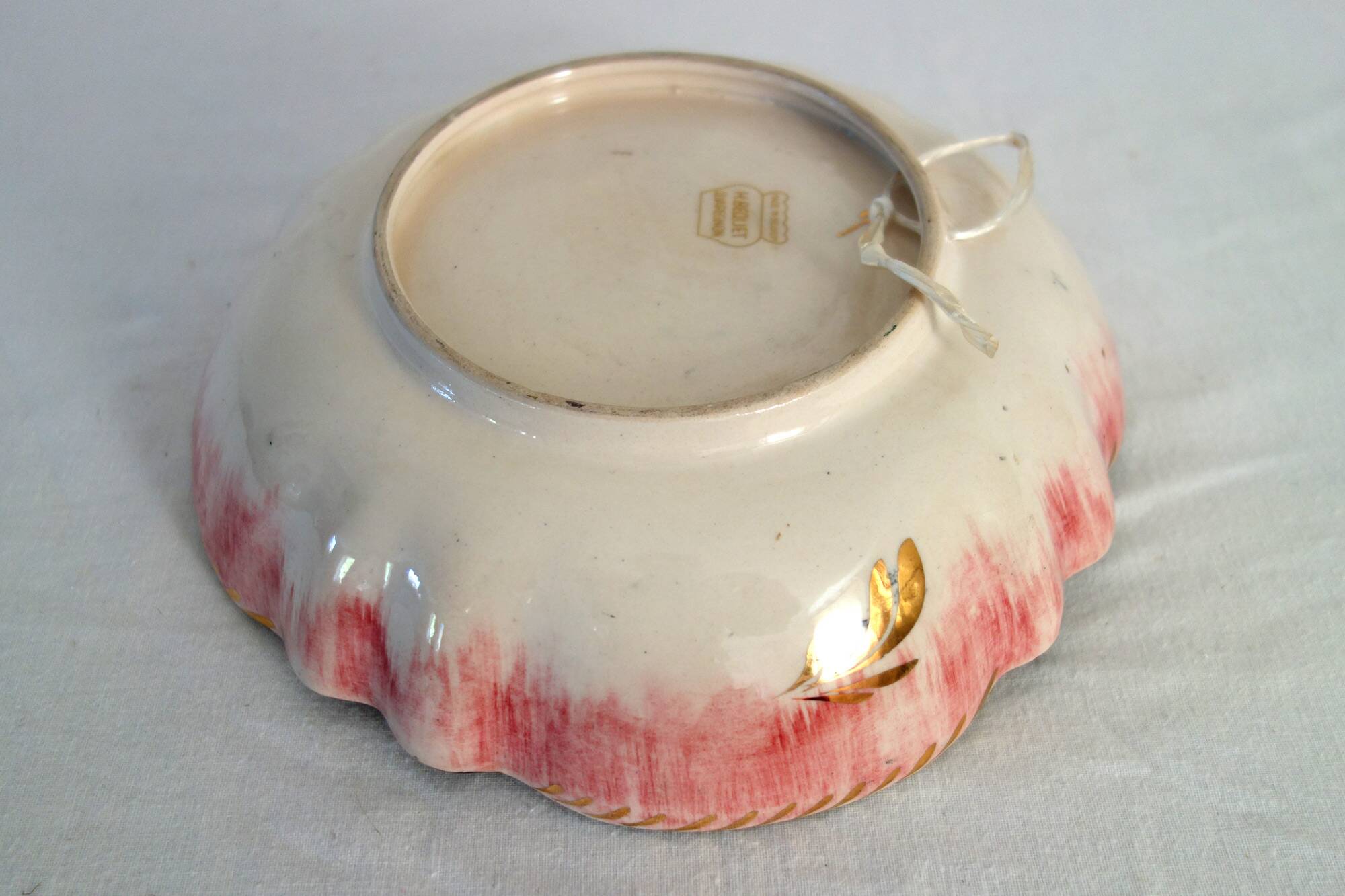 H. Béquet Quaregnon wall plate, 1950s