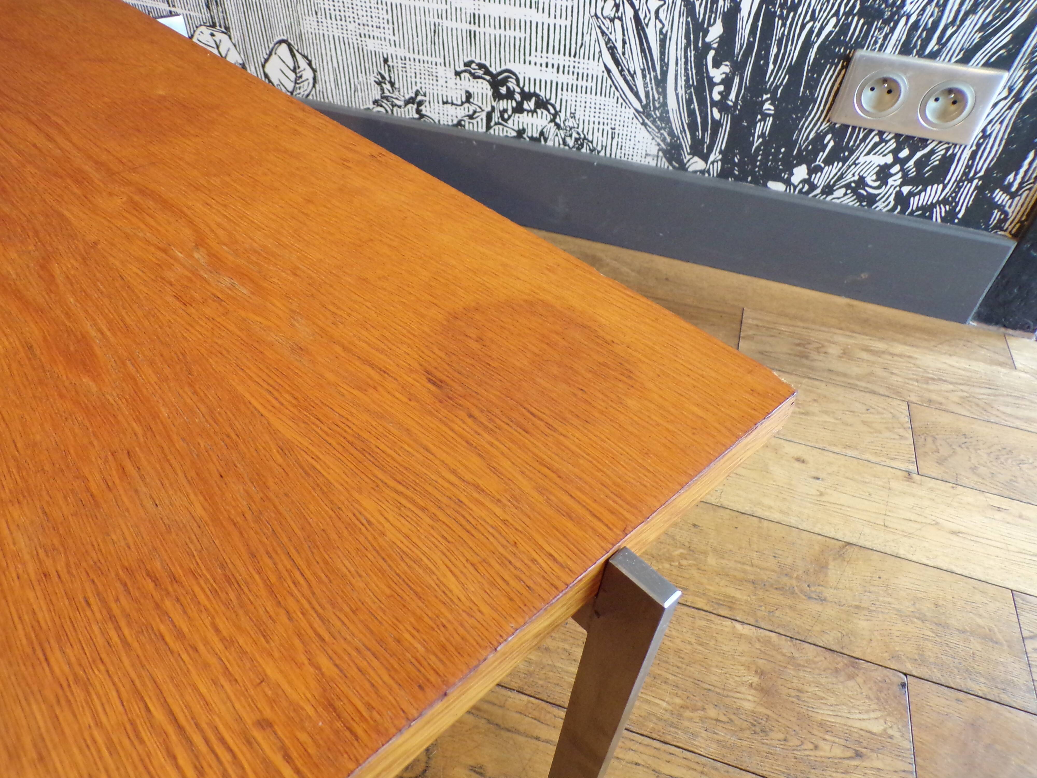 PK61 coffee table with ash top by Poul Kjaerholm for E.Kold Christensen