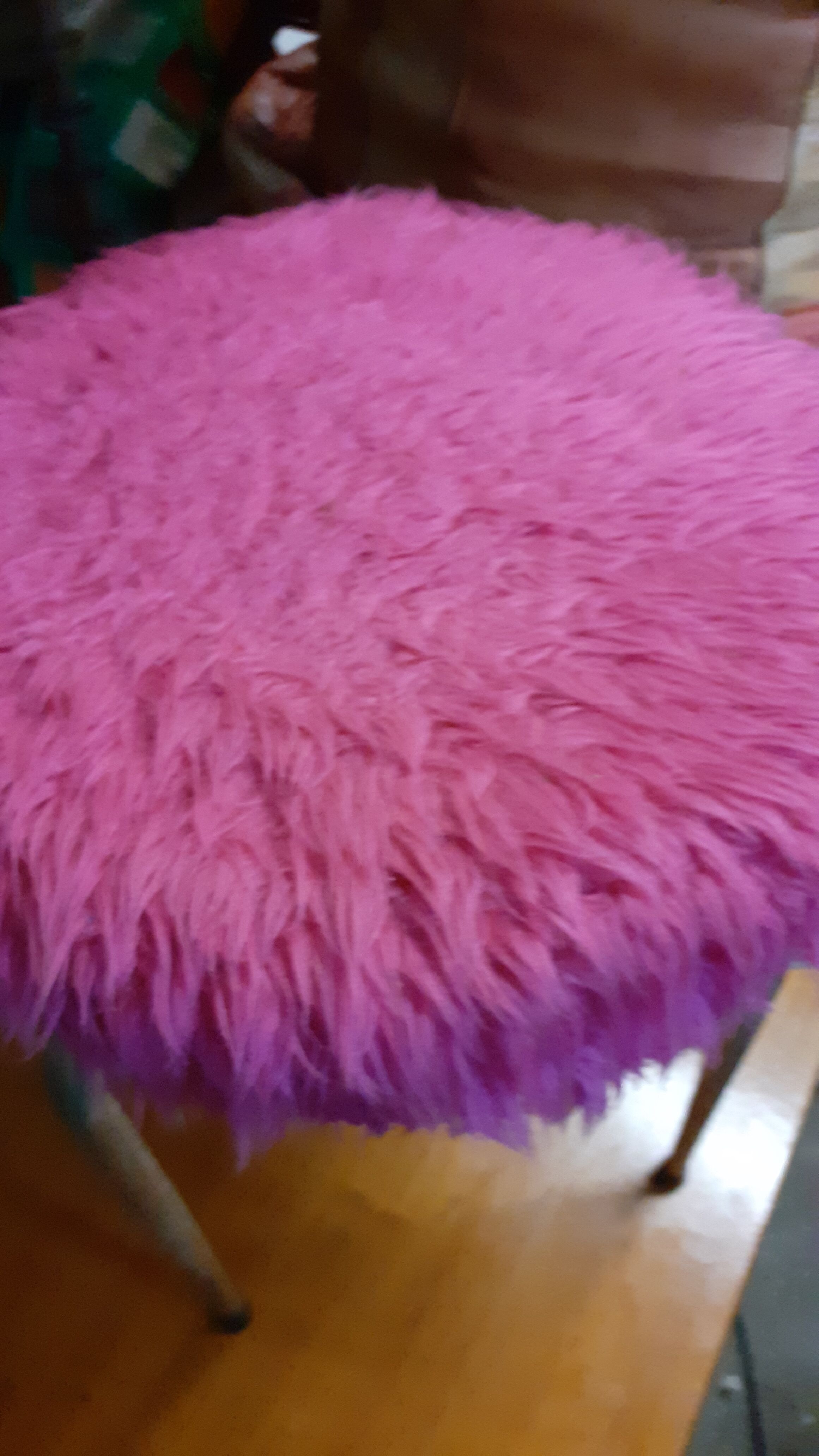 Vintage stool "moumoute"