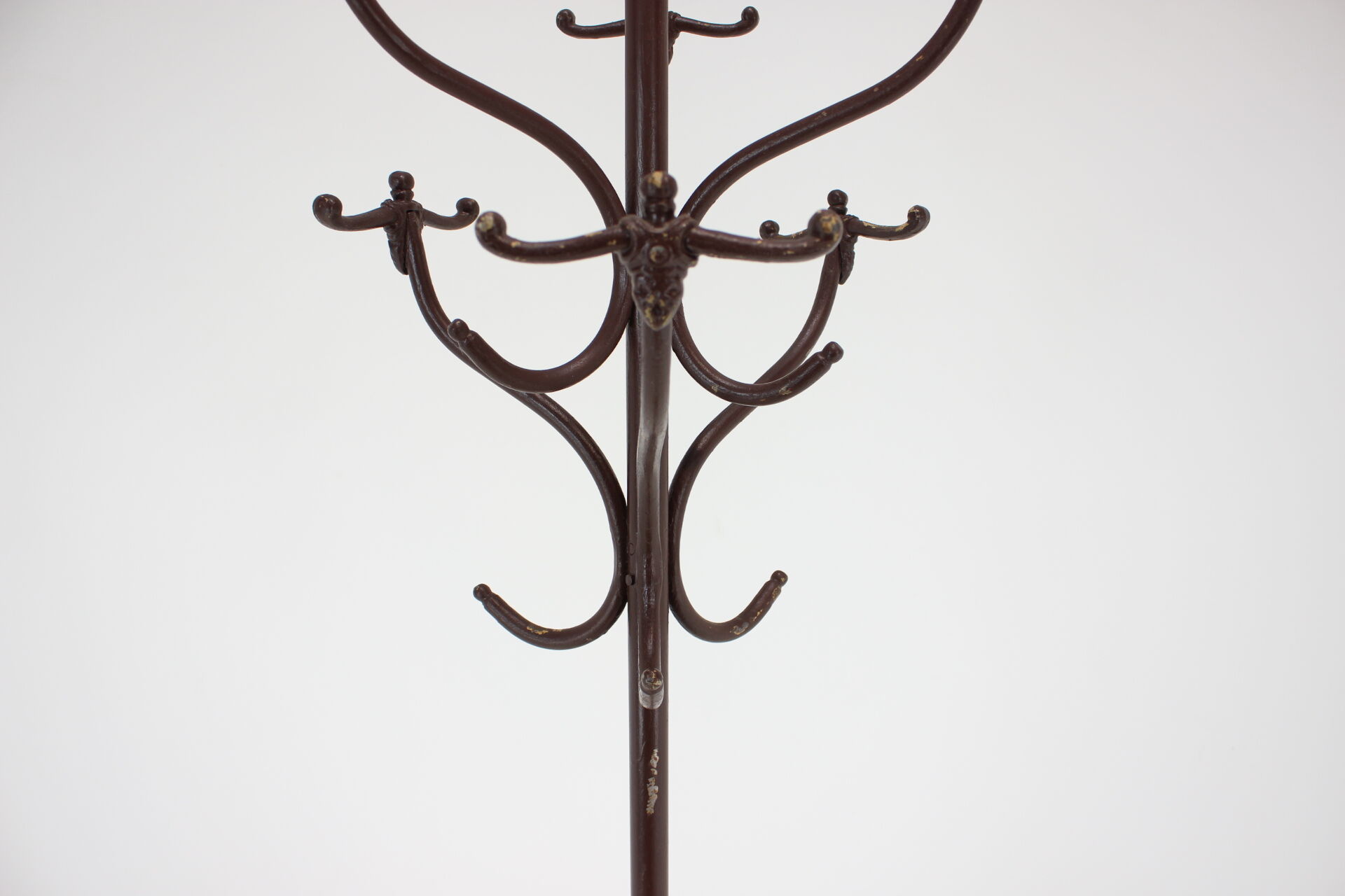 Antique Cast Iron Coat Rack, 1920s