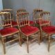 6 chaises de théâtre style Napoléon IIII