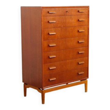 Vintage Danish chest of drawers | Teak | 7 drawers | 111 cm