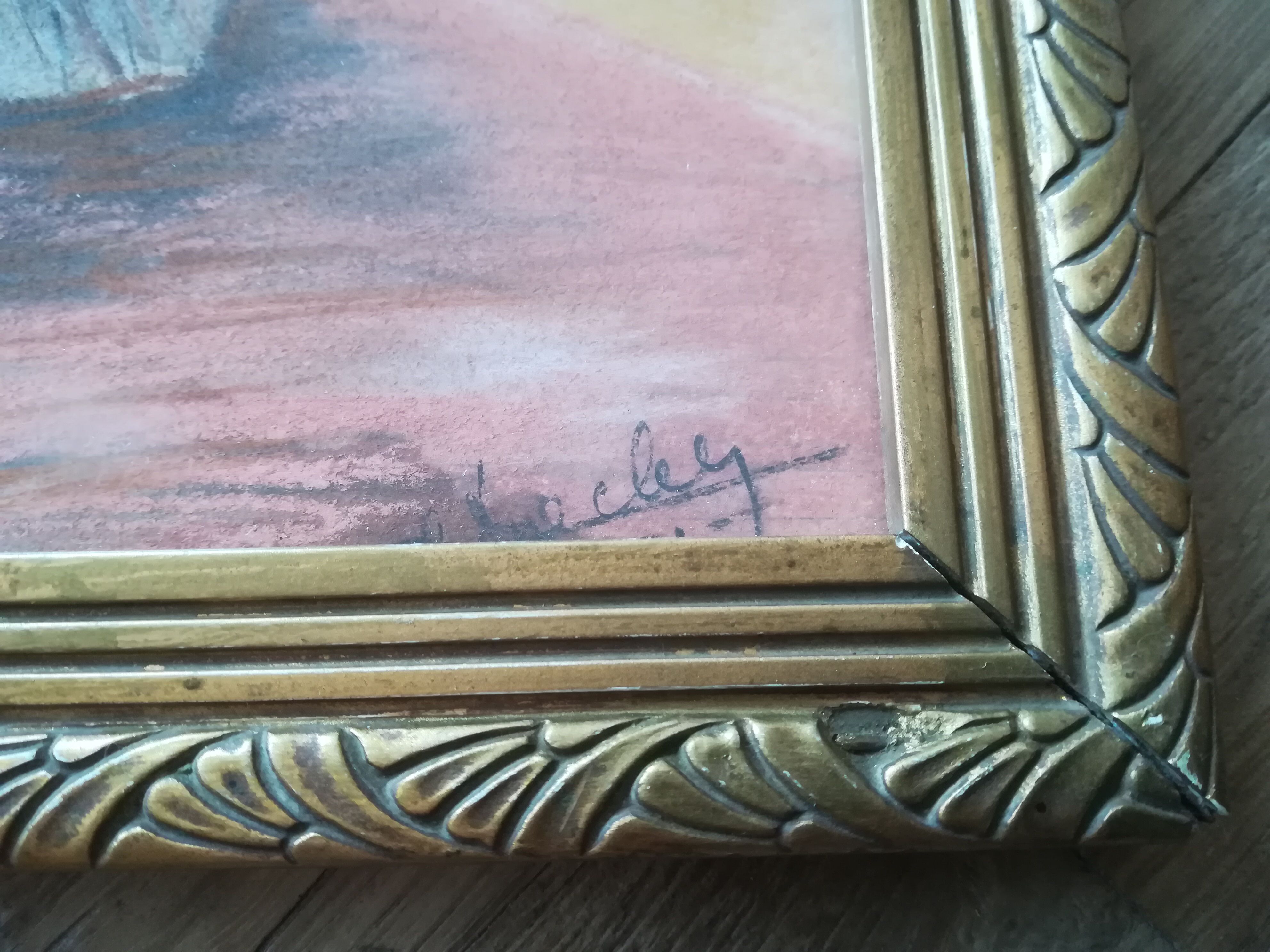 Painting pastel flowers