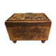 Carved wooden box
