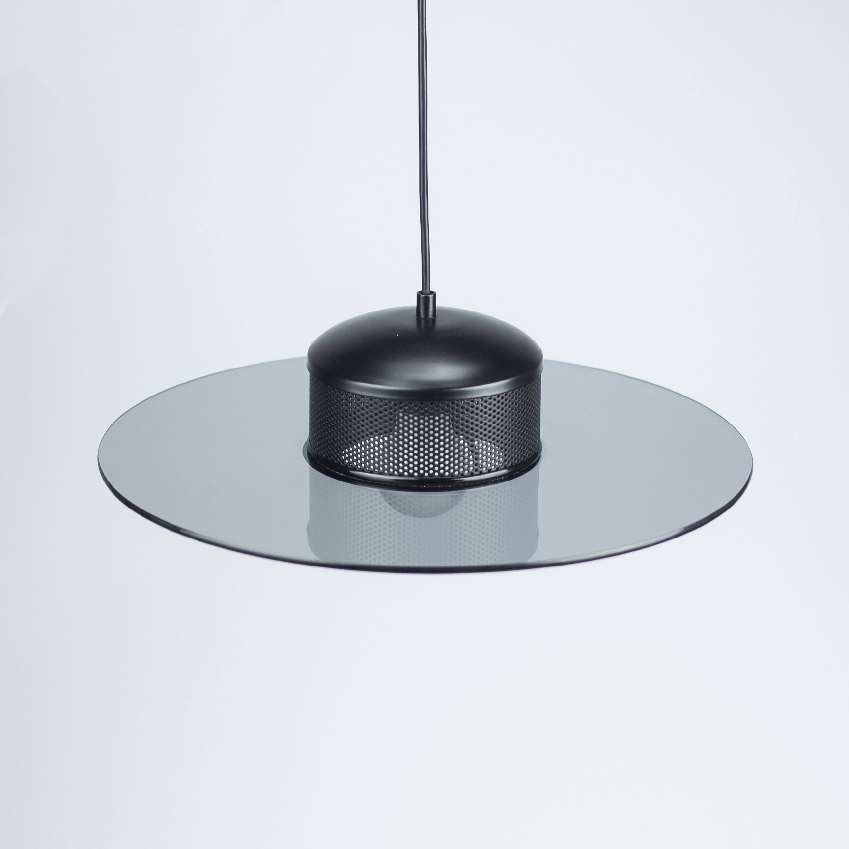 Glass ceiling lamp 1980