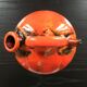Chevrette coulures orange