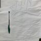 Embroidered 2-seater sheet CT linen new simple day cream