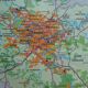 School map Ile de France vintage MDI