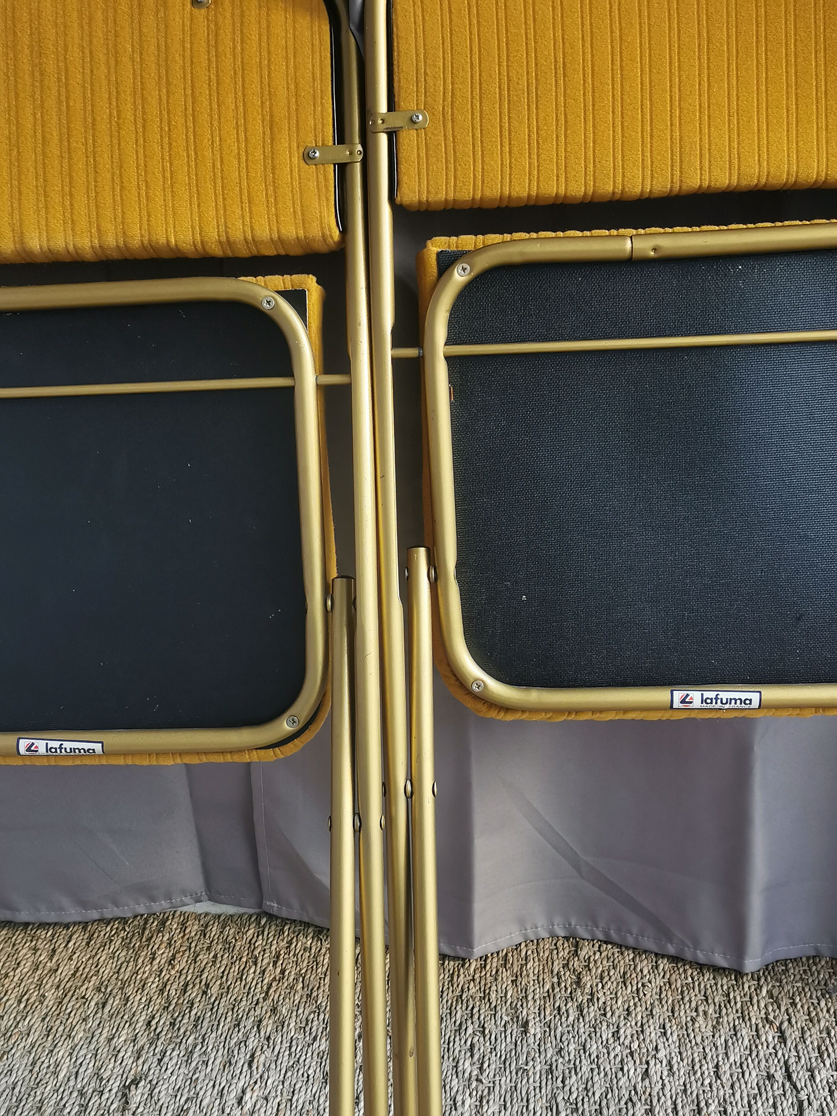 Pair of vintage chairs "lafuma"